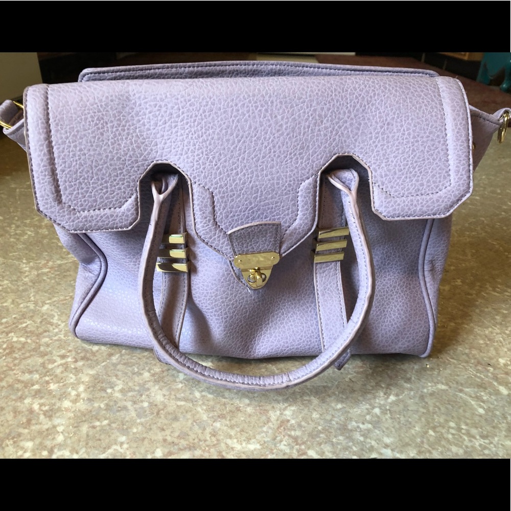 Classic lavender handbag